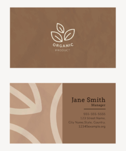 Kraft paper Business Cards